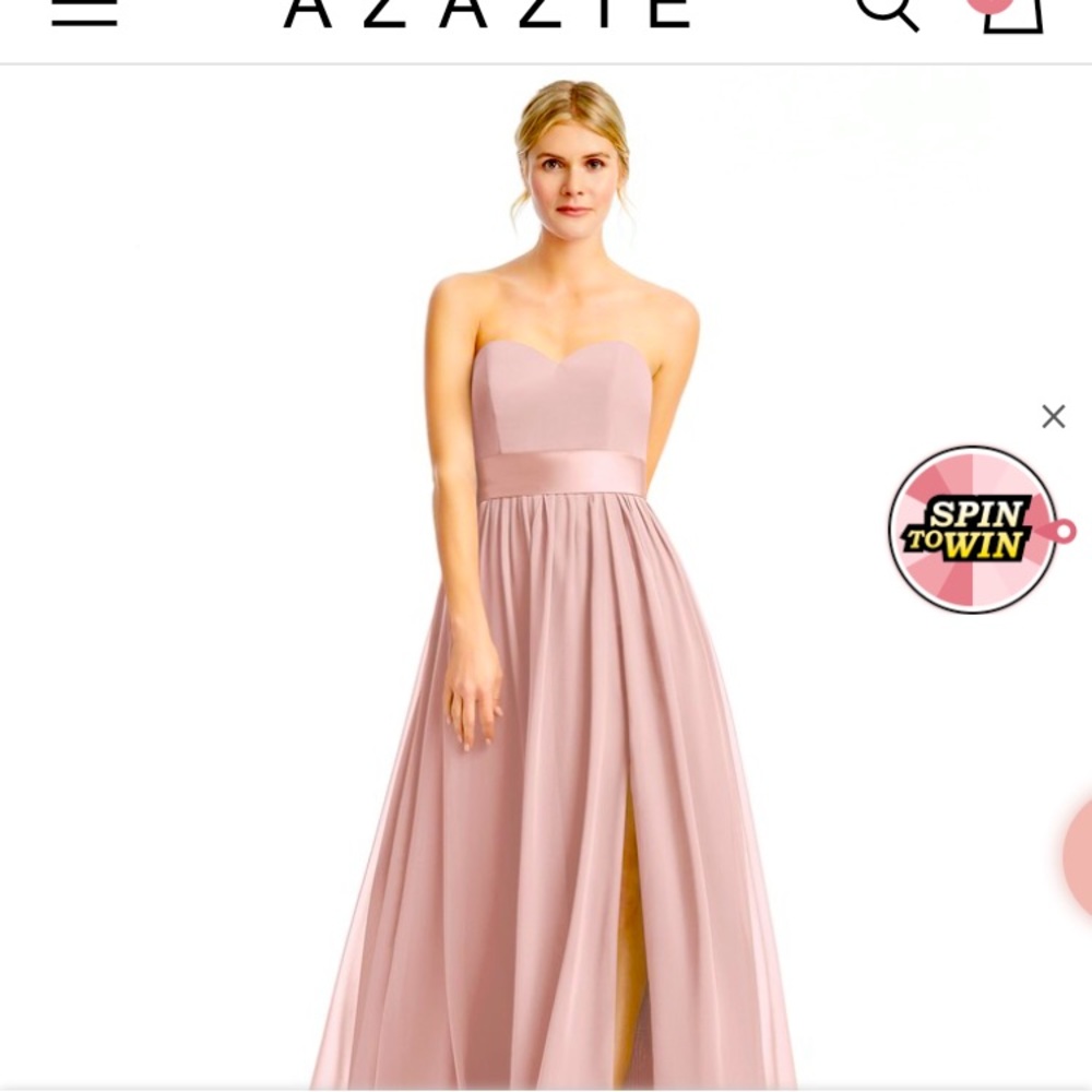 AZAZIE dusty rose bridesmaid dress